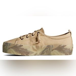 Sperry Top-Sider Women's Crest Vibe Coral Floral Platform Sneaker 7.5